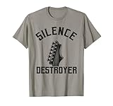 Silence Destroyer Guitars Lovers Guitarra de broma Camiseta