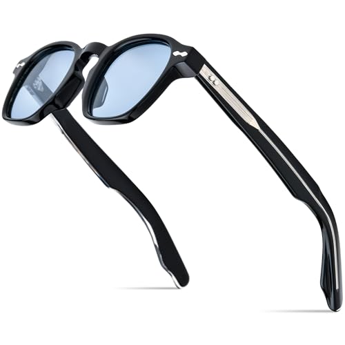 Image of HEPIDEM Acetate Glasses Frame Men Women Square Eyeglasses Optical Spectacles MZEPH