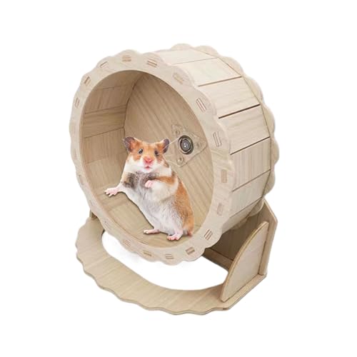 Piccola running, giocattolo di arricchimento naturale 'habitat, ruota per criceti, 23 x 23 x 13,5 cm, per decorazione della gabbia, area giochi