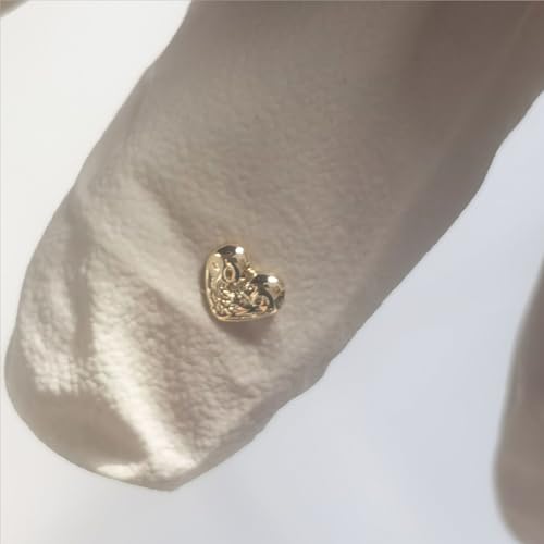 Image of Chamon 8K Gold Tooth Gems Skull Love Cosplay Party Salon Decorations | 8K Gold, Lead-free, Curvature conforms to tooth surface