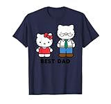 Hello Kitty Best Dad Fathers Day T-Shirt Small