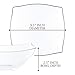 PLASTICPRO Disposable 64 ounce Square Serving Bowls, Party Snack or Salad Bowl, Large Plastic Crystal Clear Pack of 4