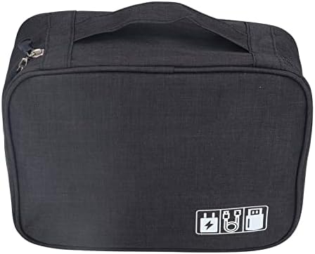 Gemer Coffee Machine Bag, Reinforced Stitching, Dustproof, Exquisite Travel Bag, Space Saving, Multifunctional, Office Black