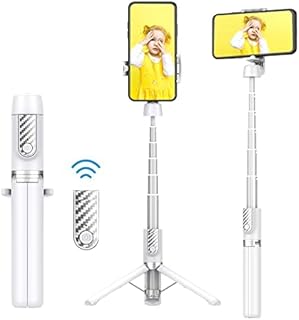 Colorlizard Selfie Stick Tripod with Remote, Phone Tripod with Extendable Phone Holder, Portable Selfie StickTripod for iPhone Android TikTok YouTube Vlog