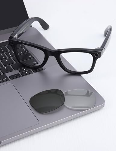 Image of Mryok Replacement Lenses Compatible with Ray-Ban Meta Wayfarer RW4006 50mm / Gen 2 RW4012 50mm Smart Glasses, HD Polarized