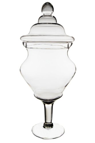 CYS EXCEL Candy Jar, Apothecary Jars, Apothecary Candy Buffet Jar. Multiple, Large Apothecary Buffet Jar Pack of 1pc (Open:8.5