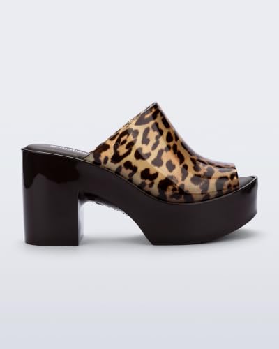 Image of Melissa Mule Heel Collection - Fashion Sandal for Women - Iridescent Comfortable Mule Style - High-Shine Upper with Bubblegum Scent - Chic and Sophisticated
