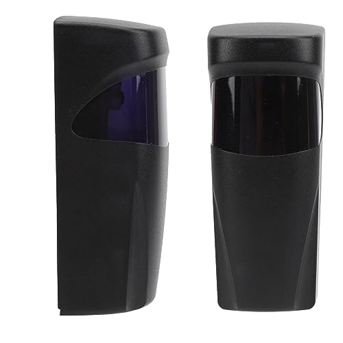 Pinafresa - Detector de sensor infrarrojo con célula fotoeléctrica para detector de obstáculos puerta automática sistema de alarma antirrobo negro
