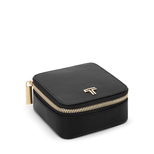 TUMI Premium Leather Jewelry Organizer Case