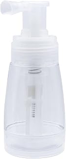 180ml Clear Plastic Powder Spray Bottle Empty Powder Spray Container Refillable Hair Fiber Applicator Large Loose Powder Sprayer for Dry Shampoo