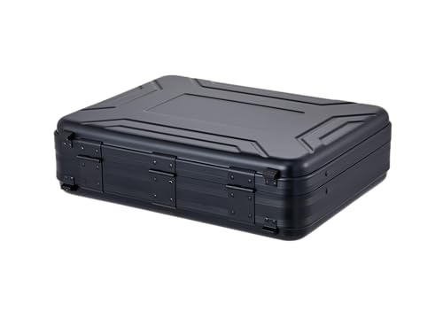 Business Aluminum Laptop Briefcase Combination Lock Lawyer Brief Case Hard Shell File Box3