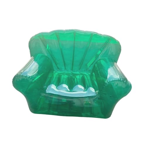 Sofá hinchable de playa y camping para descanso individual en verde 7