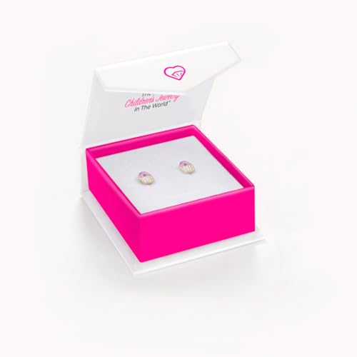 14k Yellow Gold Colorful Enamel Cupcake Screw Back Earrings for Toddlers & Young Girls - Multicolor Fun & Fashionable Screw Backs for Children & Kids 5