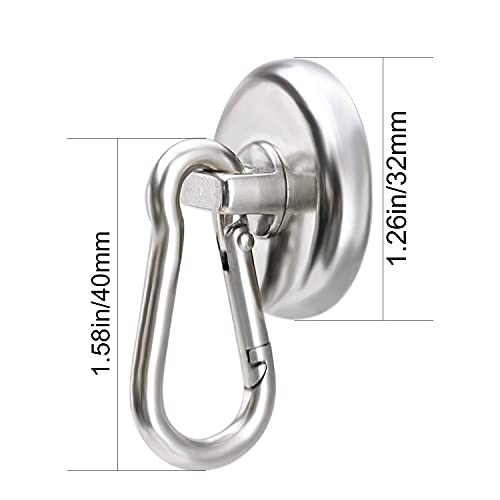 Ghhjx Magnetic Clip For Golf Towel Removable Industrial Magnetic Accessories Attaches To Golf Cart, Clubs Or Golf Hub 2 Packs (Towels Not Included) #TOP1
