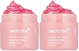 medicube Collagen Jelly Cream- Niacinamide & Freeze-Dried Hydrolyzed Collagen - Boosts skin's barrier hydration and gives 24h Glow & Lifted Look - Korean skincare (1.69 Fl Oz (Pack of 2))