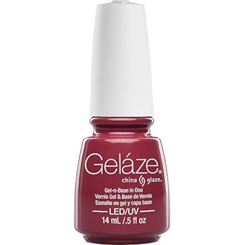 China Glaze Gelaze100% Gel-n-Base Polish, Fifth Avenue, 0.5 Ounce China Glaze Gelaze100% Gel-n-Base Polish, Fifth Avenue, 0.5 Ounce