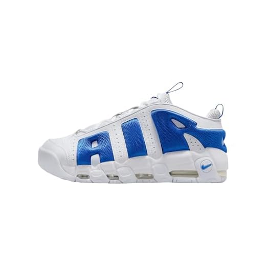 NIKE Air More Uptempo Low, Sneaker Hombre, White Hyper Royal Psychic Blue, 42 EU