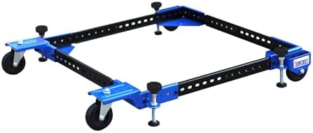 SOONTOOLS Universal Mobile Base with Swivel Wheels, 400 lbs Capacity, Adjustable Heavy Duty Mobile Base, Industrial Rolling Tool Stand for Large Tools, Machines, Bandsaw, Power Tools