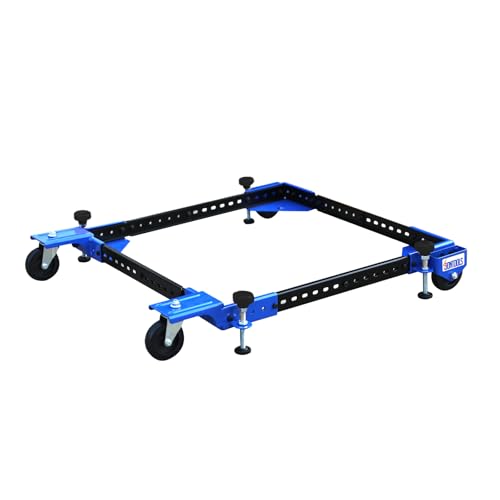 Image of SOONTOOLS Universal Mobile Base with Swivel Wheels, 400 lbs Capacity, Adjustable Heavy Duty Mobile Base, Industrial Rolling Tool Stand for Large Tools, Machines, Bandsaw, Power Tools