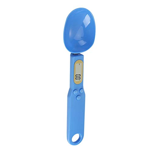 Foto von Centitenk Küchen-Digital-Löffelwaage, 0,1g Hochpräzise elektrische Messwaage für Flüssig-/Schüttgut-Tee-Mehl Kitchen Spoon Weight usw, blau