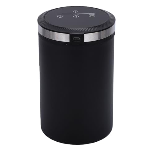 Contenedor de acero inoxidable al vacío con pantalla digital de control para preservar café molido 4