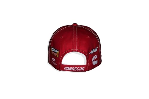 Gorra ajustable roja y blanca NASCAR 2024 miniatura 6