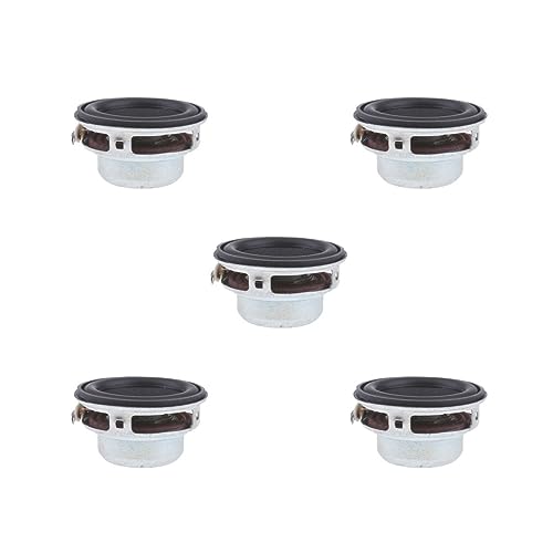 Haut-parleur rond 40mm 4 Ohm 5W étanche pour projets électroniques et audio - Lot de 5 pièces