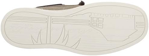 Margaritaville Men's Dock Boat Leather Lace, Lightweight Slip On Shoes, Khaki, 12 | Image 3