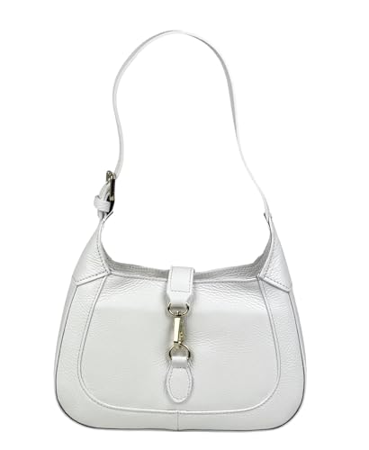 Sac besace en cuir véritable Stella italien 27x16x7 cm à bandoulière