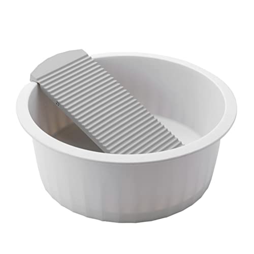 STOBOK 1 Juego Escurridor De Ropa Tablas De Lavar La Ropa Interior Lavabo De Cara Tabla De Lavar para Lavar Ropa De Bebe Lavado De Plastico Fregadero Páginas Viajar Cubo De Lavado Biberón
