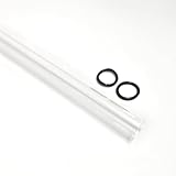 Aquasana クォーツスリーブ AQ-UV-10C、AQ-UV-Q330 14.75インチスリーブ プレミアムOEM互換クォーツスリーブ AQ-UV-L330Cランプ用 ガスケット2個付き 1年間保証