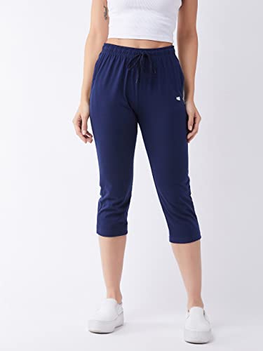 Image of Modeve Women Solid Cotton Blend Capri for summer|| Summer Wear