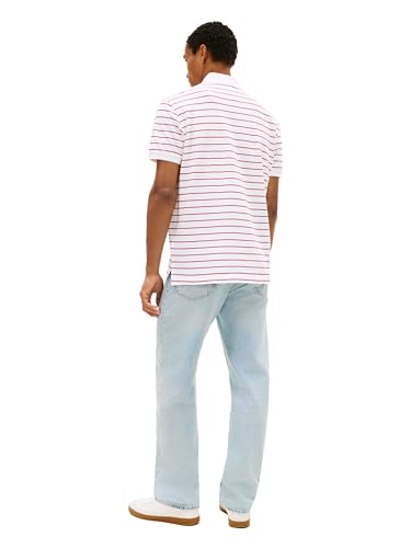 Image of Tommy Hilfiger Men's Short Sleeve Polo Shirts in Classic Fit with Stretch and Organic Pique Cotton