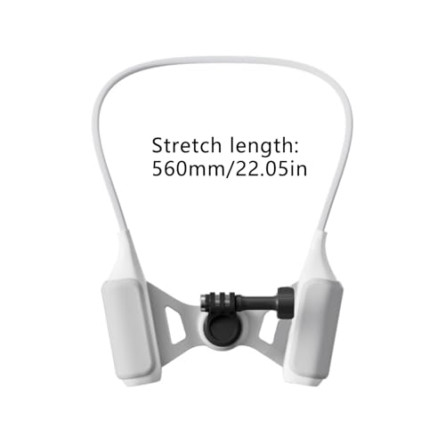 Soporte de cuello para FPV y vlogs con power bank de 4800 mAh para viajes en moto 5