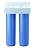 Pentair Pentek BBFS-22 Big Blue Two-Housing Filtration System, 1" NPT #20 High Capacity Water Filter Housing, Holds 20" x 4.5" Filter Cartridges