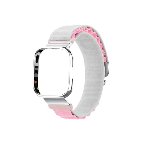 [ANGIRSFPO] iCXgbv+^P[XRedmi Watch 2 3Xgohɂ҂tBbg܂ɓK(Pink white-silver,For Redmi Watch 3 Active)