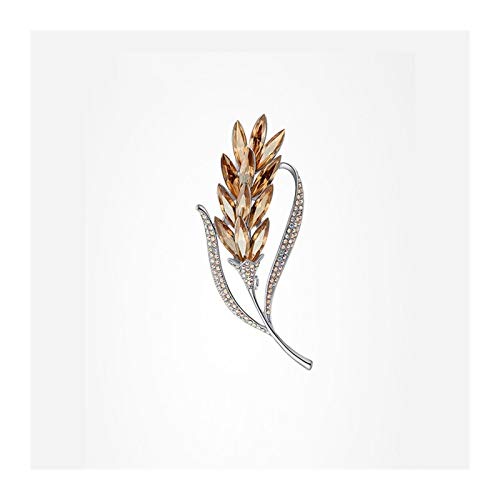 Broches en zircon artificiel éclatant et perles pour une brillance haut de gamme