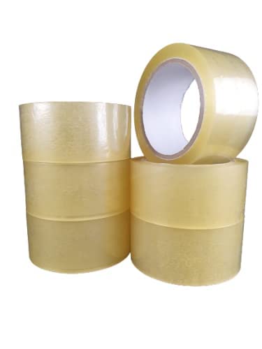 Hypermarket 6 Rolls Clear Packing Tape for Daily Usage