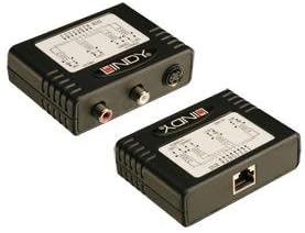 Lindy S-Video + Stereo Audio Extender - CAT5e/6, 300m