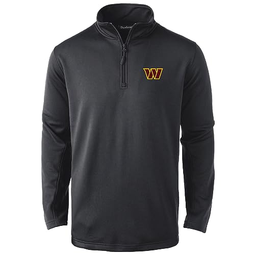 Image of Dunbrooke Men's Royal Buffalo Bills All-Star Tech Quarter-Zip Top