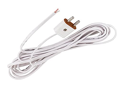 HI-Plasst 2-Pin Extension Cord (6 Yards) – AC Power Cable for Fan, Emergency Light, Mobile Charger, Printer, Computer, Decorative Lights & Small Appliances | PVC Insulated Safe Wiring-image-31