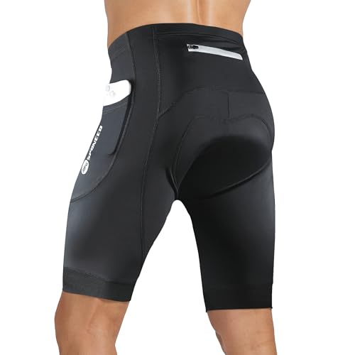 Image of sponeed Men's Cycling Shorts Padded Bicycle Riding Pants Bike Biking Clothes Cycle Wear Tights