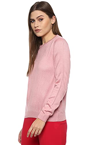 Image of Van Heusen Women Acrylic Crew Neck Sweater