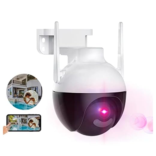 Câmera Speed Dome WiFi PTZ de 4MP com visão noturna colorida e detecção de movimento Full HD 1440P