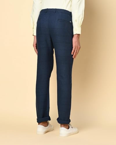 Image of Blackberrys Men's Cotton Blend Slim Casual Trousers