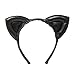 Widmann- Catwoman Serre-tête Oreilles de Chat, Femme, 2321A, Noir, Taglia Unica