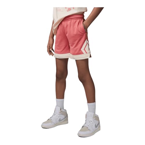 Jordan Dri-FIT Big Kids' Diamond Shorts (Pink Salt, 45D403-A0Y)