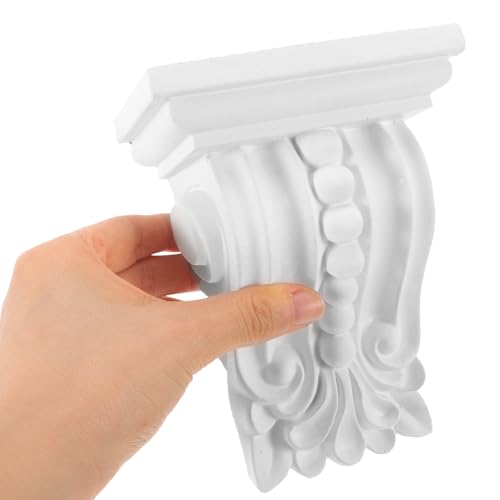 Aplique tallado para esquinas de puerta blanco adorno versátil elegante habitaciones Abaodam 4