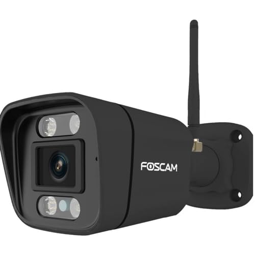 Caméra de surveillance wifi 5MP noir Foscam V5P à projecteur et sirène