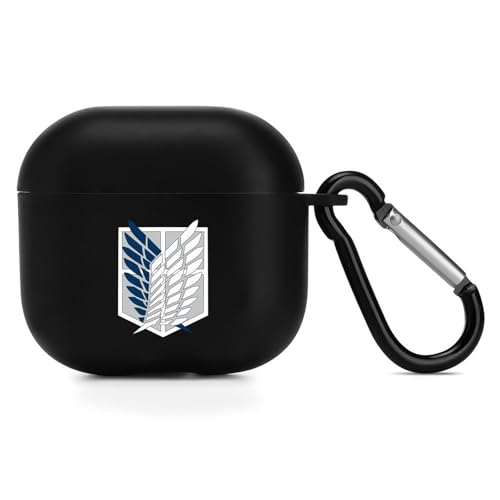 Airpods 4用 ケース 進撃の巨人 調査兵団 自由の翼 第四世代 おしゃれ かわいい 人気 キャラクター エアーポッズ4用 ケース 創意